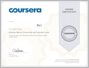 Coursera Certificate After Applying for Financial Aid